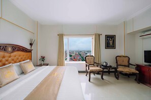 Superior Double or Twin Room, City View | Minibar, in-room safe, desk, laptop workspace
