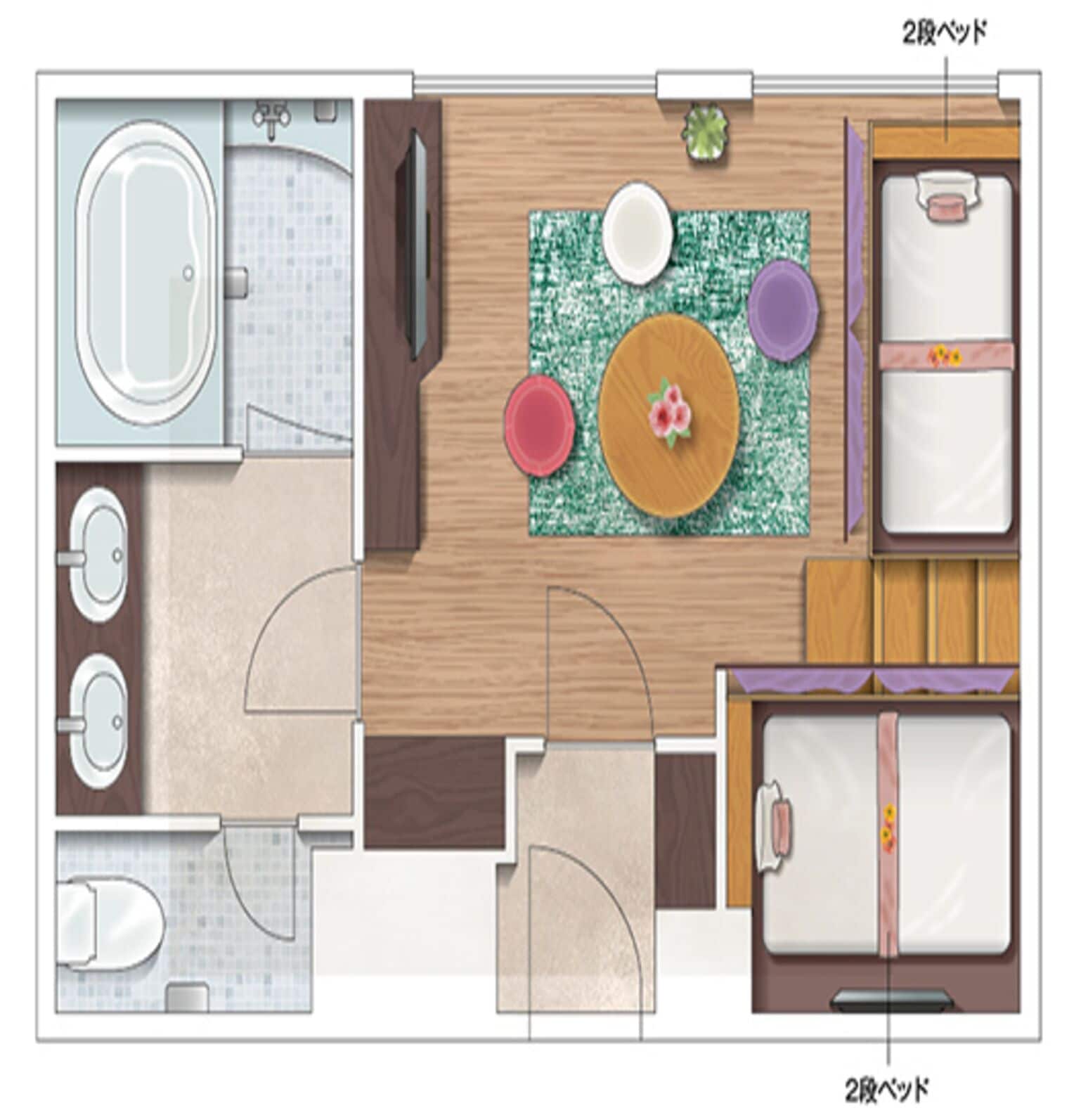 deluxe family room, non smoking, free all you can drink alcohol and light meal | in-room safe, desk, blackout curtains, soundproofing