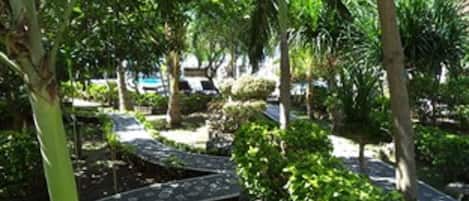 Uitzicht vanuit accommodatie