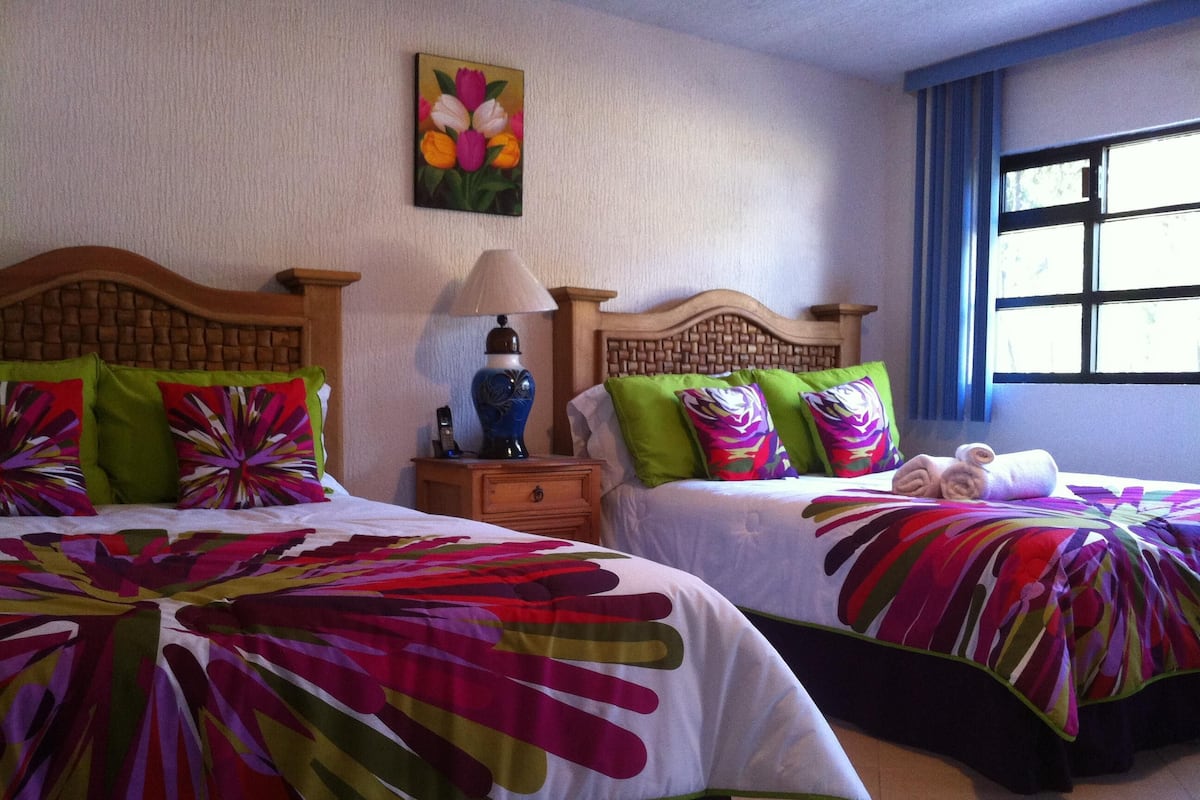 Pillow-top beds, in-room safe, iron/ironing board, cots/infant beds