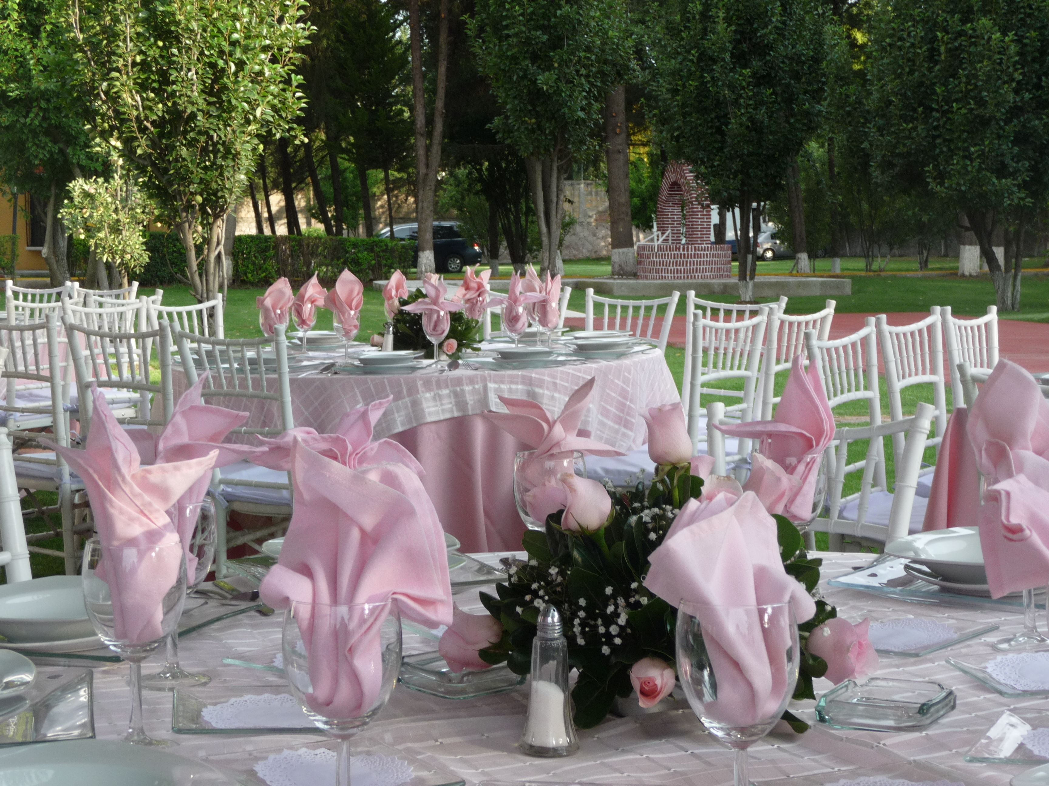 Área para banquetes al aire libre