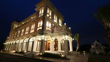 Front of property - evening/night