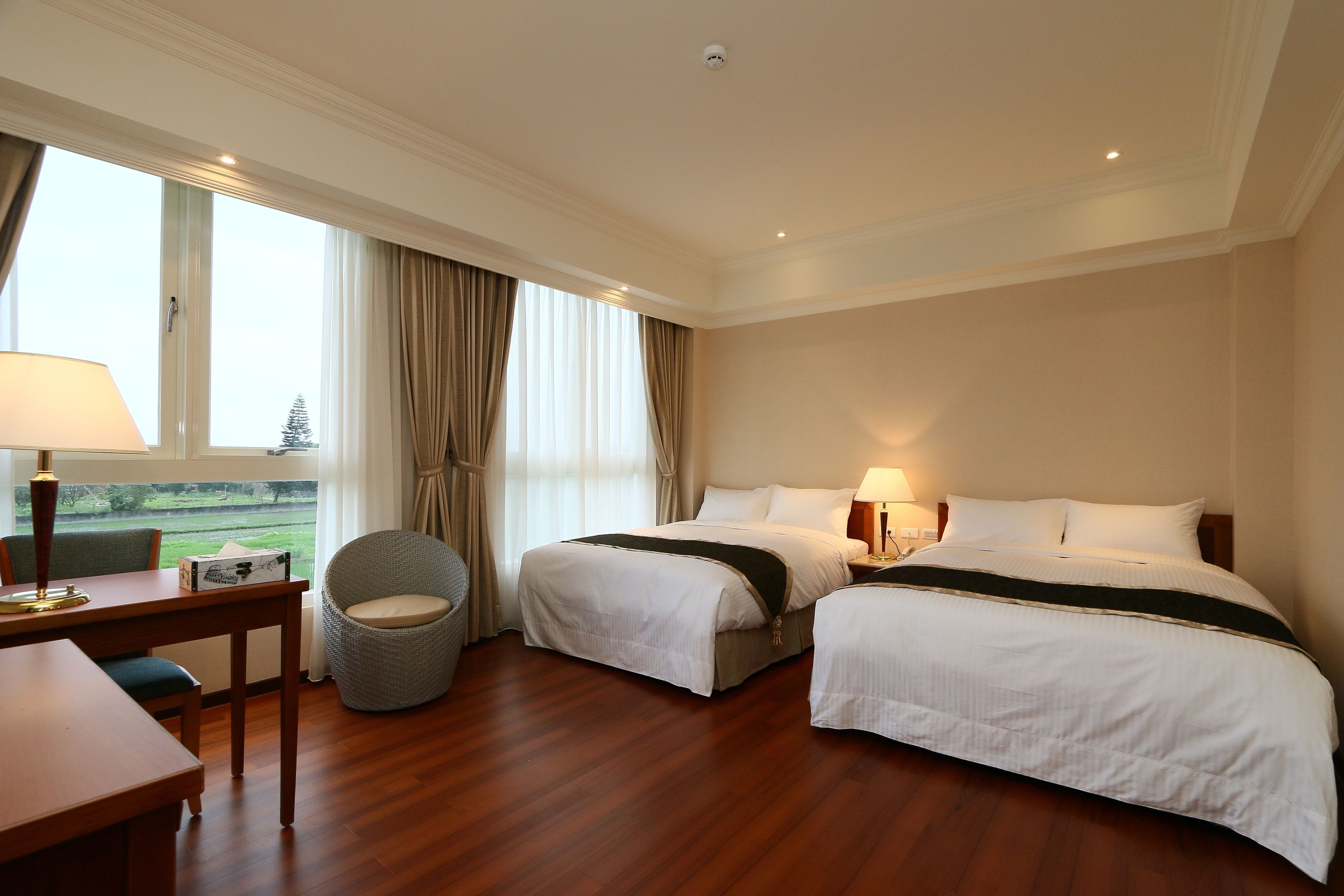 superior quadruple room, 2 double beds | premium bedding, down duvets, in-room safe, individually decorated