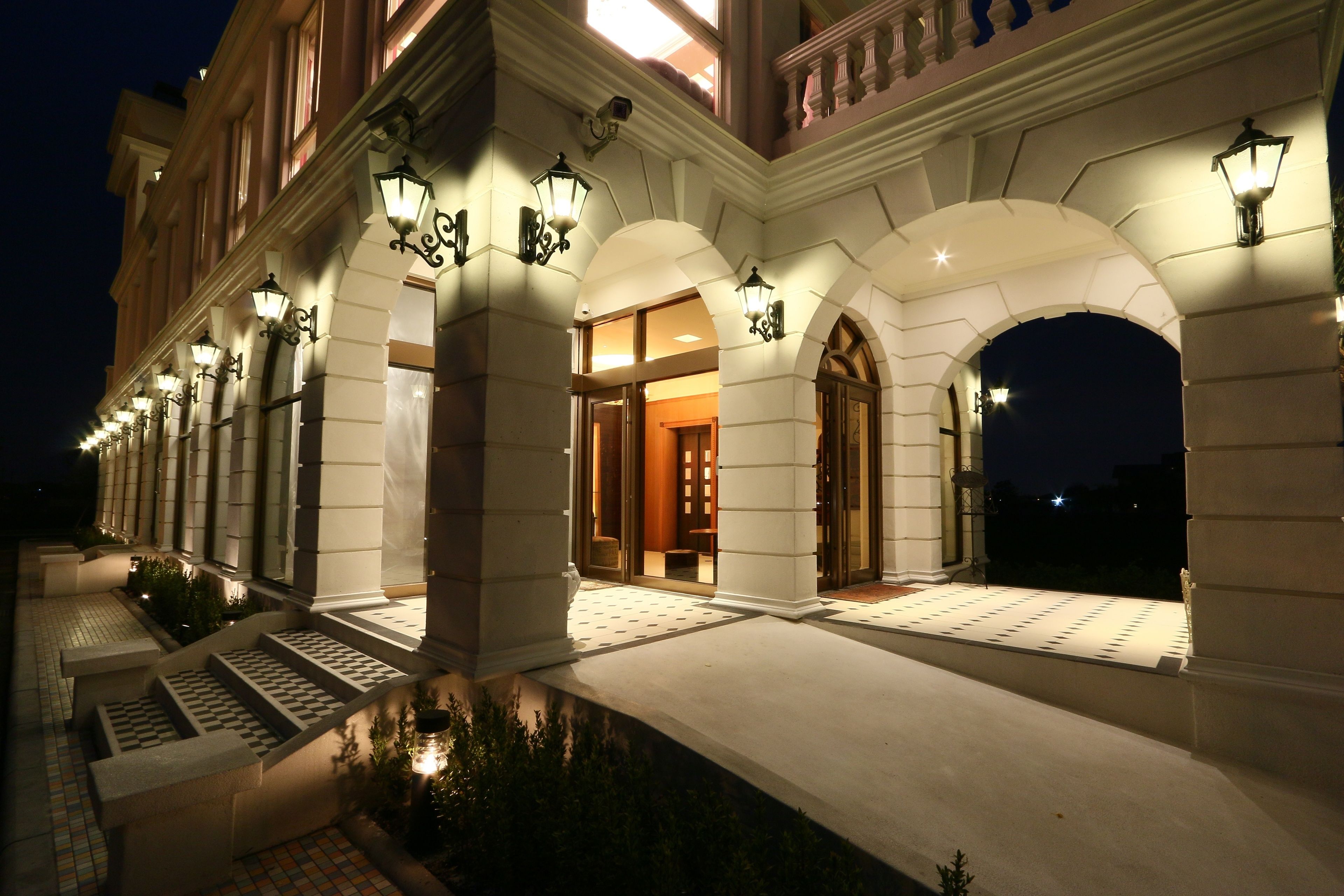 숙박 시설 구내