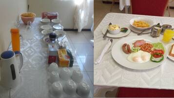 Free daily English breakfast
