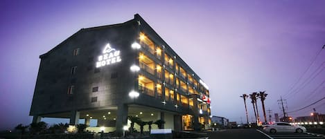 Front of property – evening/night