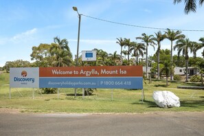 Entrada de la propiedad