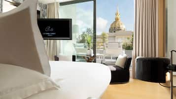 Suite, Terraza (Le Dôme) | 1 habitación, ropa de cama hipoalergénica y edredón