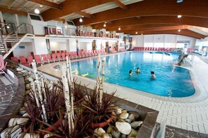 Indoor pool, seasonal outdoor pool