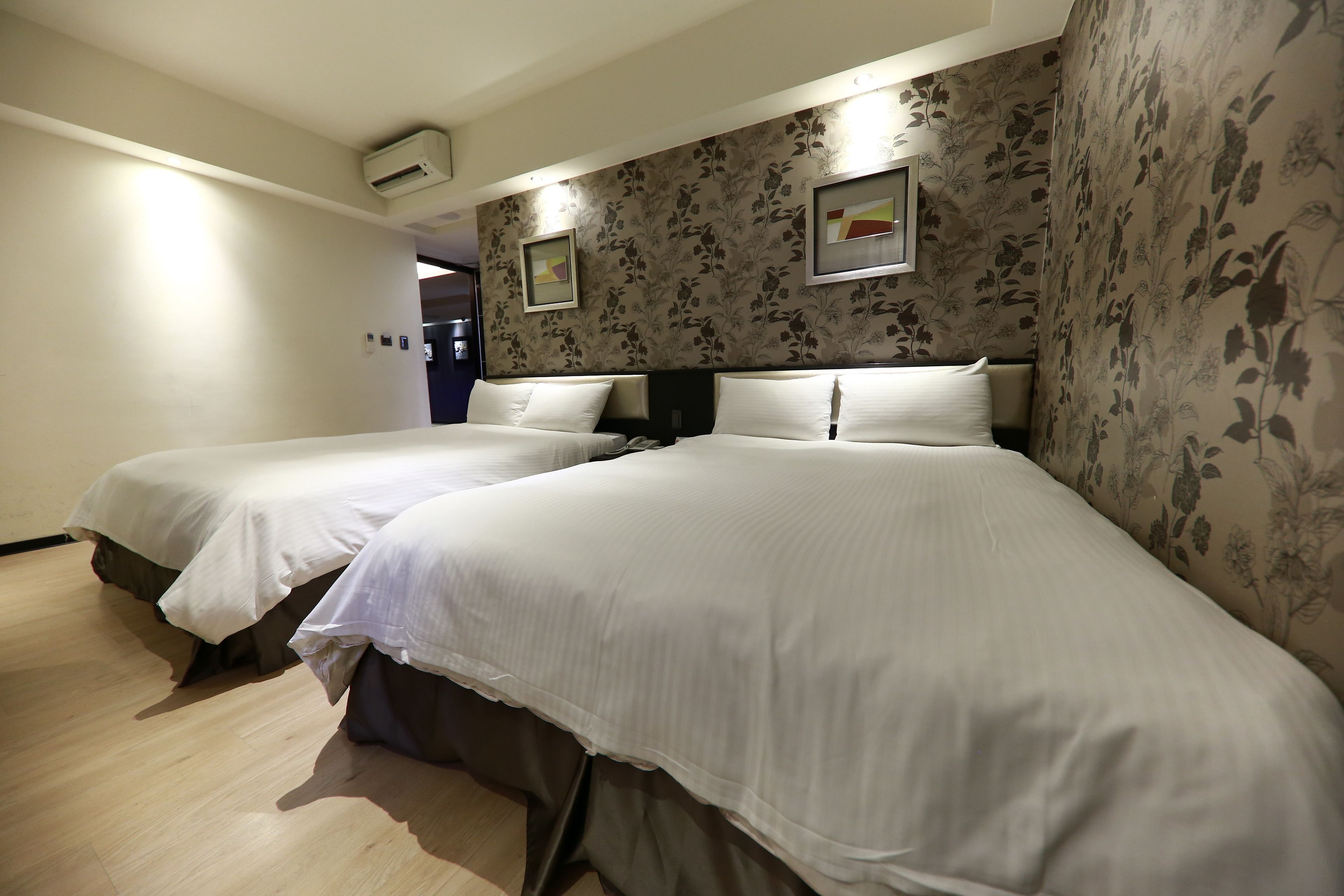 standard quadruple room, 2 double beds | 1 bedroom, premium bedding, down duvets, desk