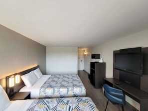 Modern, Room, 2 Queen Beds, Non Smoking | Pillowtop beds, desk, free WiFi, bed sheets - Motel 6 Jackson, TN (Jackson)