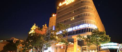 Façade de lâhĂ©bergement - soirĂ©e/nuit