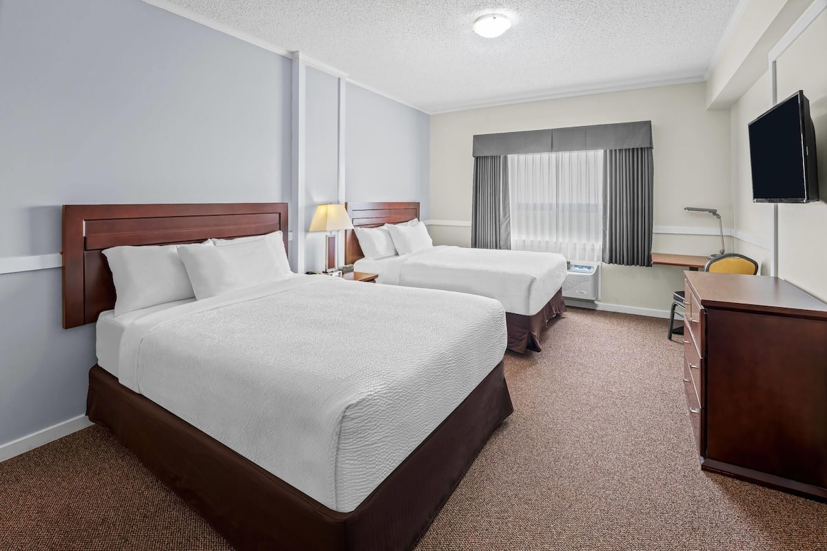 Hypo-allergenic bedding, blackout curtains, soundproofing