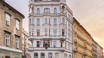 Overnatningsstedets facade