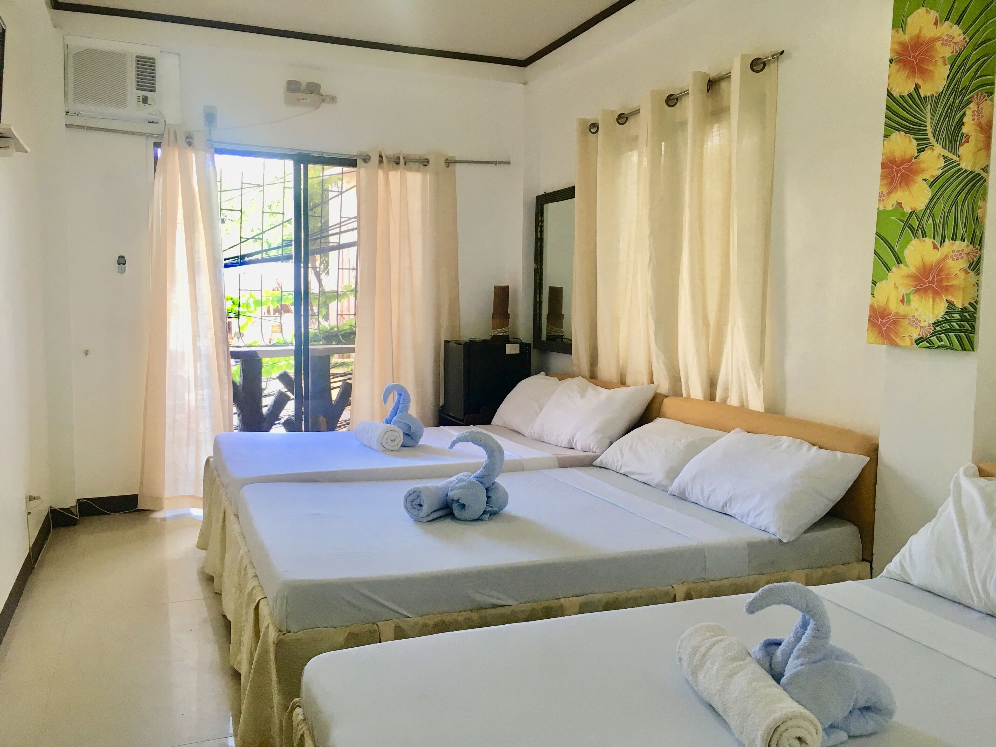 room for 6 persons | view from room