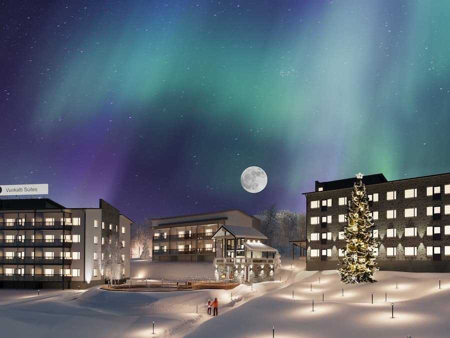 Front of property - evening/night