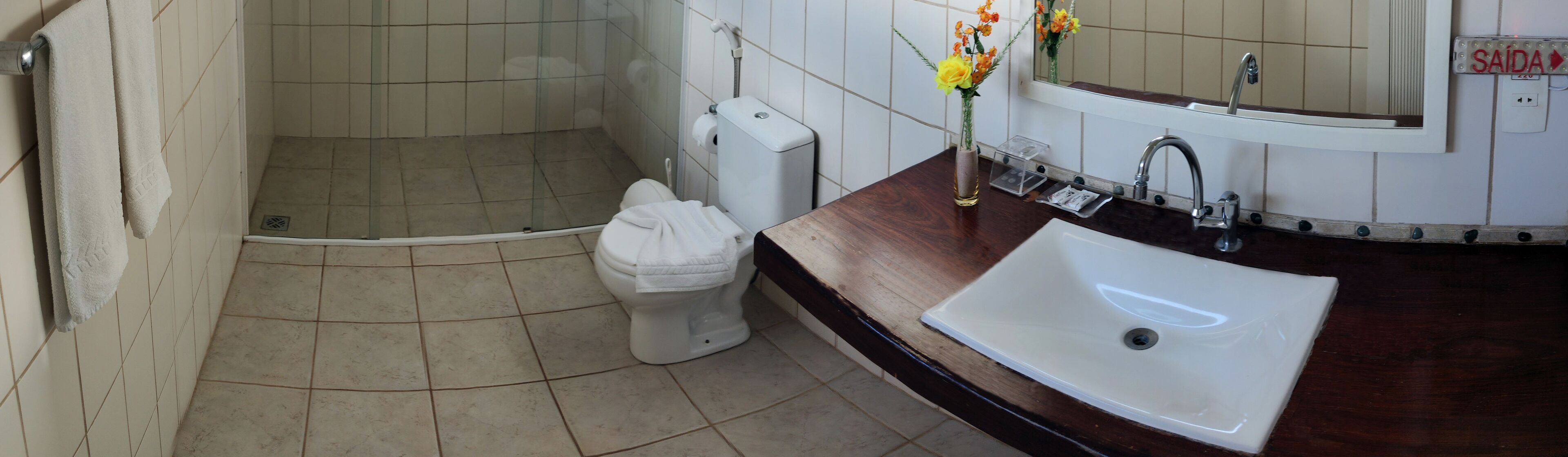 double room | bathroom | shower, free toiletries, hair dryer, towels