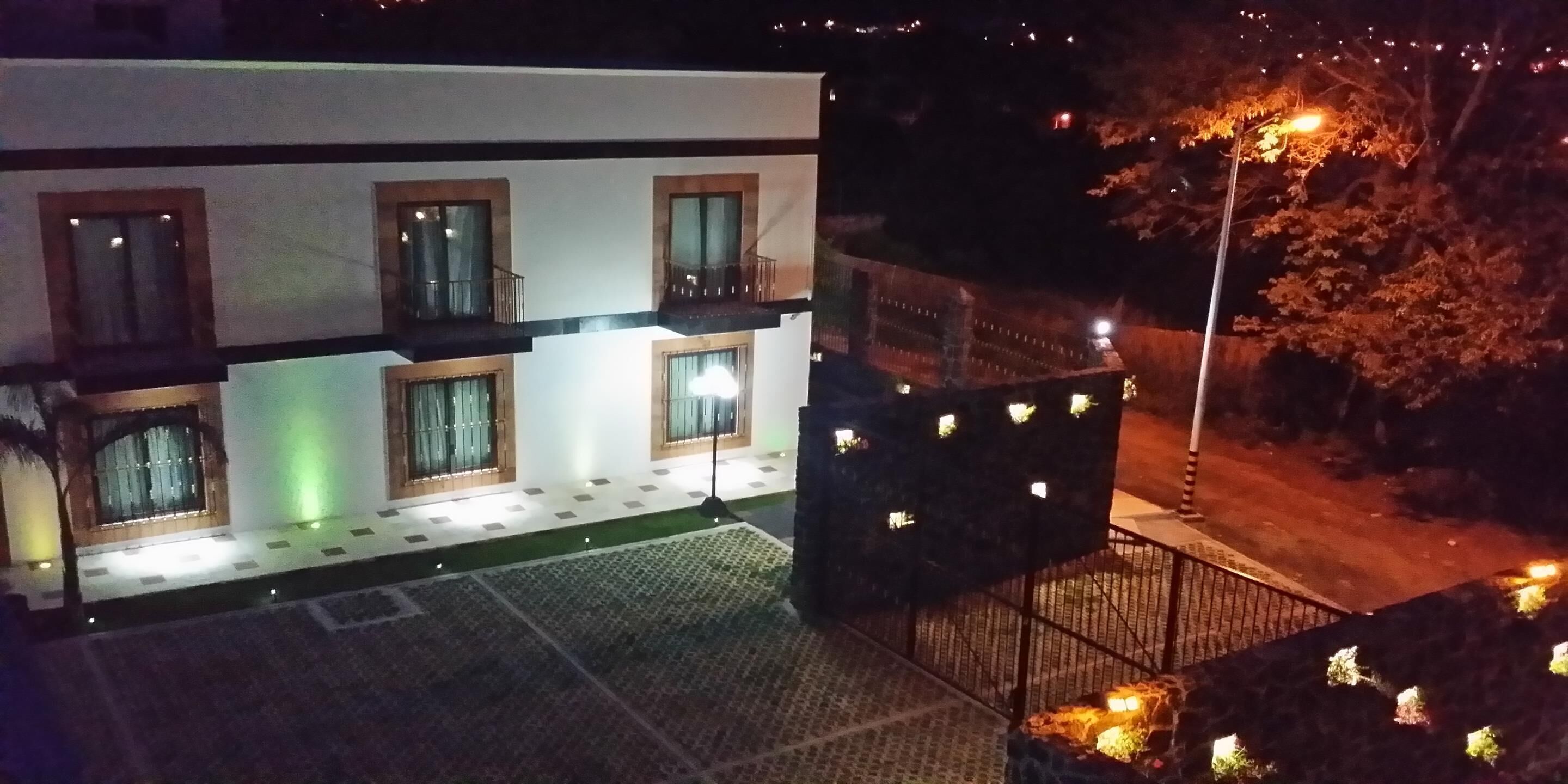 front of property – evening/night