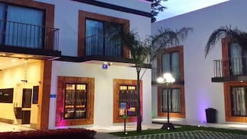 Front of property - evening/night