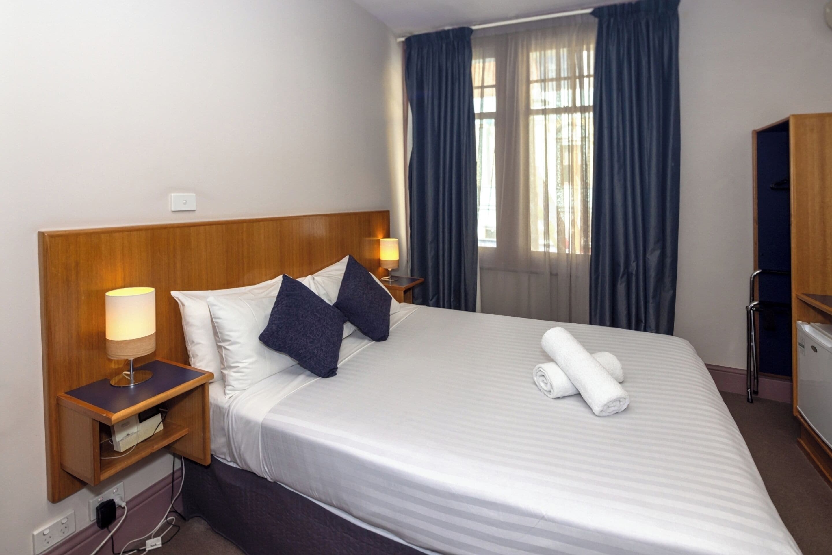 queen room | desk, blackout curtains, iron/ironing board, free cots/infant beds