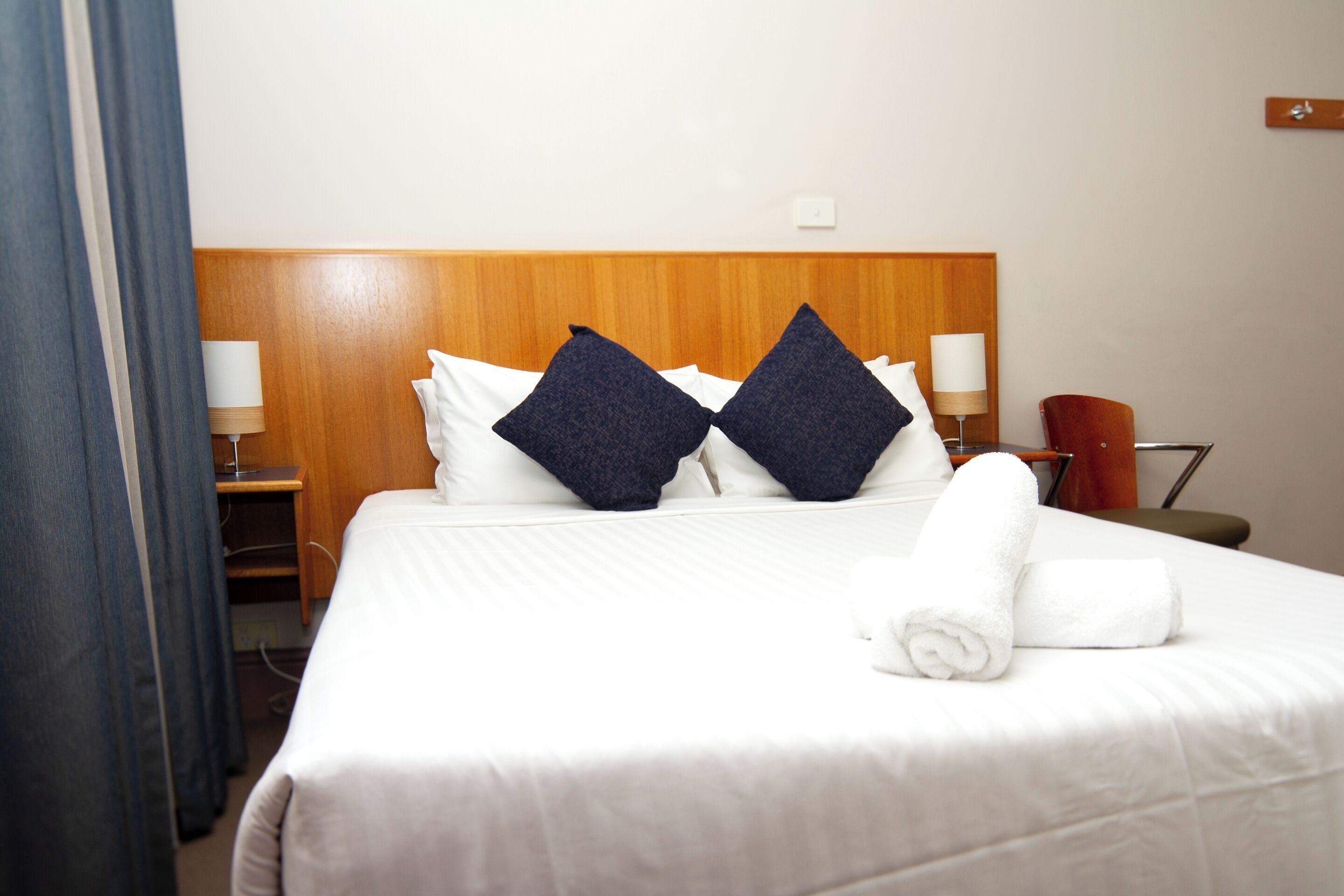 queen room | desk, blackout curtains, iron/ironing board, free cots/infant beds