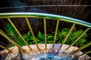 Handrails in stairways