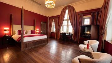 Habitación doble de lujo, para no fumadores | Sábanas de algodón egipcio y ropa de cama hipoalergénica