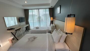 Twin Room, Pool Access
