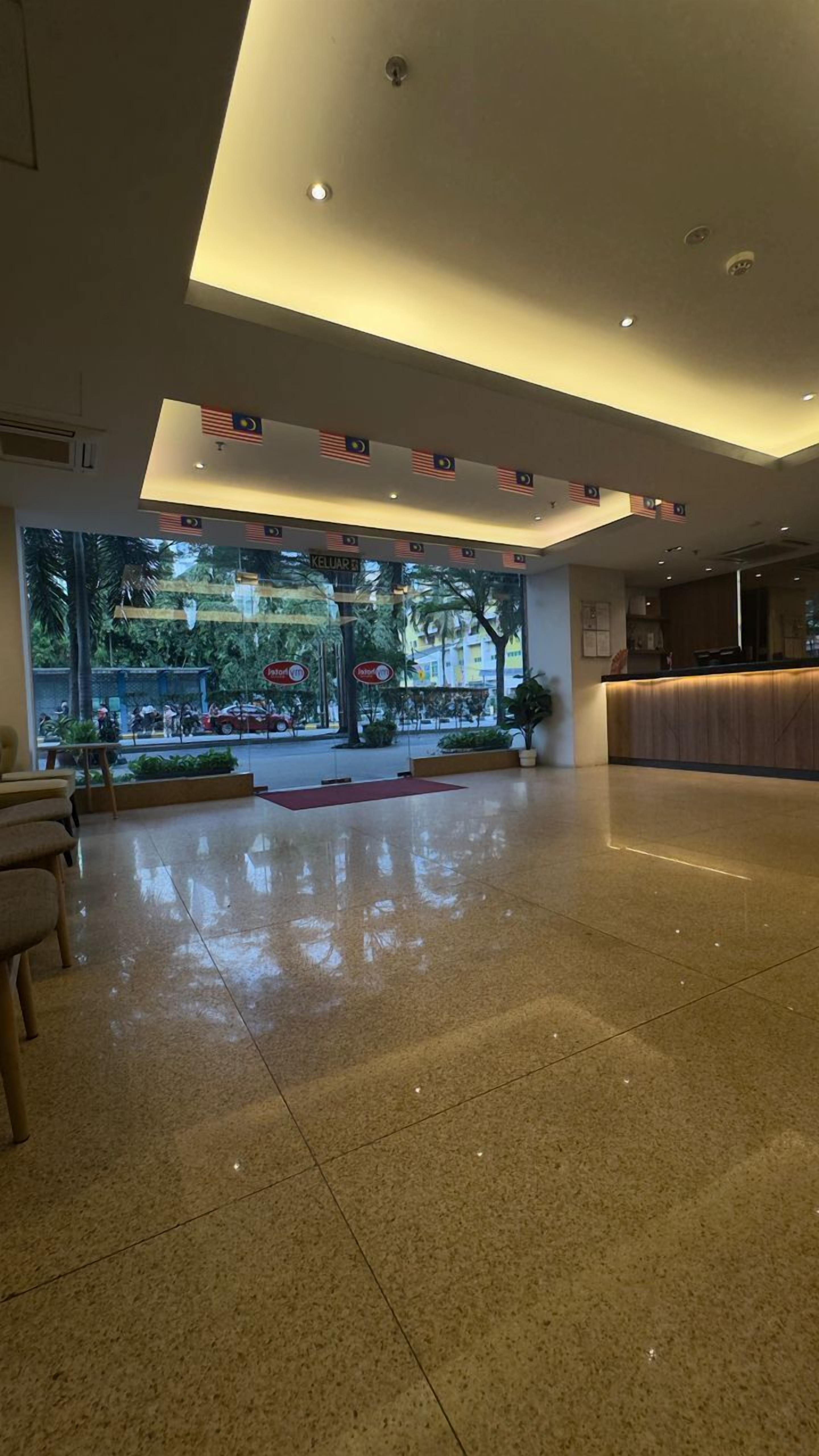 Sala de estar en el lobby