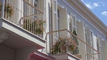Executive kamer, 1 tweepersoonsbed (Front Agora) | Balkon