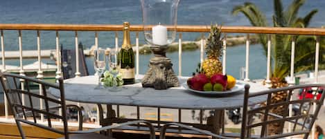 Uitzicht vanuit accommodatie