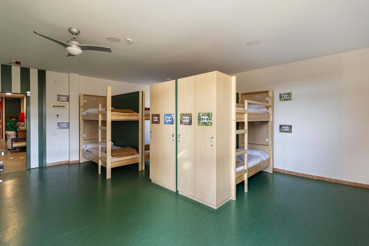 Shared Dormitory, Mixed Dorm, Shared Bathroom 8 Beds | セーフティボックス (室内)、デスク、遮光カーテン、WiFi (無料)