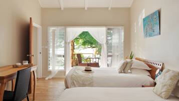 Oceanfront 2 Bedroom Villa | Premium bedding, pillowtop beds, minibar, in-room safe