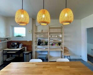 Casa panorámica | Cocina privada | Microondas, máquina de café espresso y cafetera o tetera