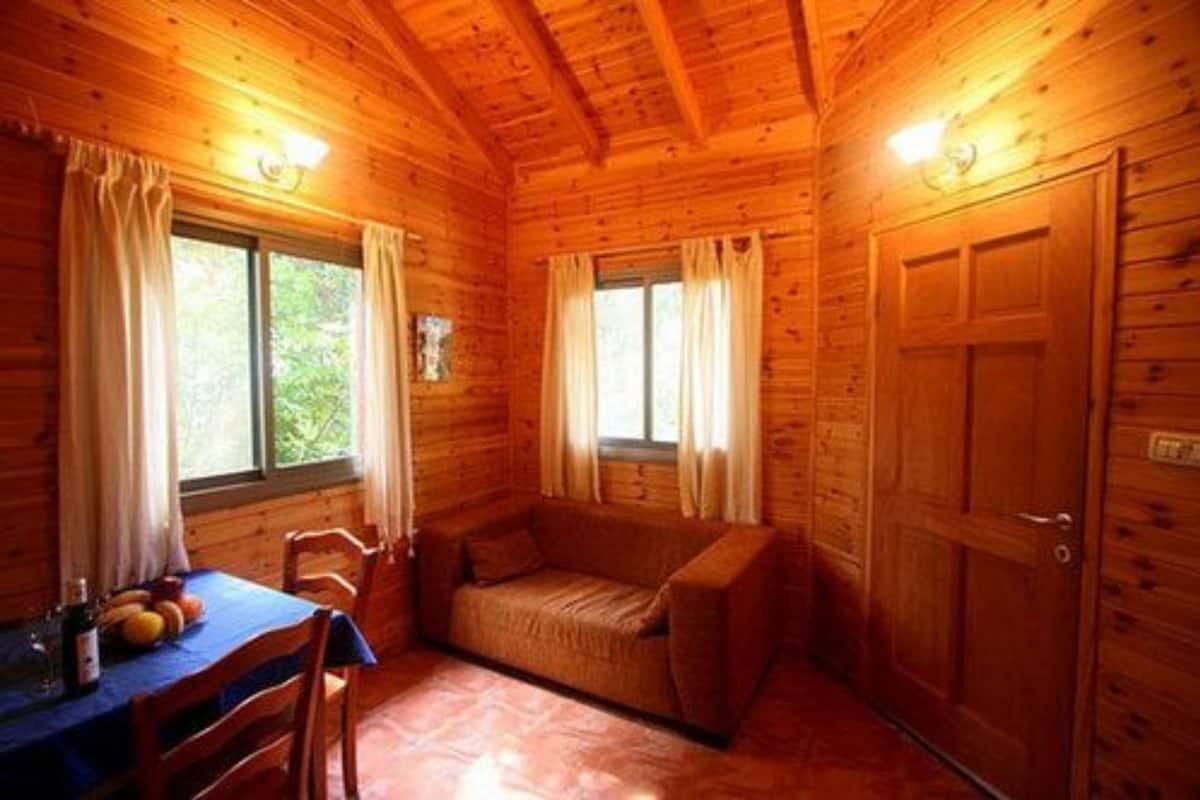 Design Chalet, 1 Bedroom, Non Smoking, Courtyard Area | Blackout drapes, soundproofing, free WiFi, bed sheets
