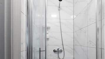 Basic Double Room, Private Bathroom (2 Adults) | Bathroom | Shower, towels