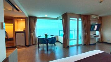 Executive Beach Front Ocean View | Sábanas de algodón egipcio y ropa de cama de alta calidad