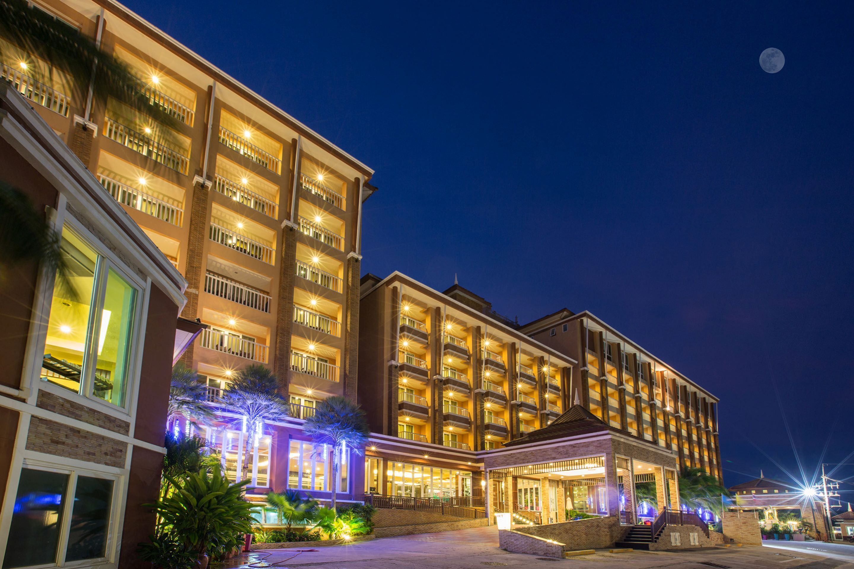 front of property – evening/night