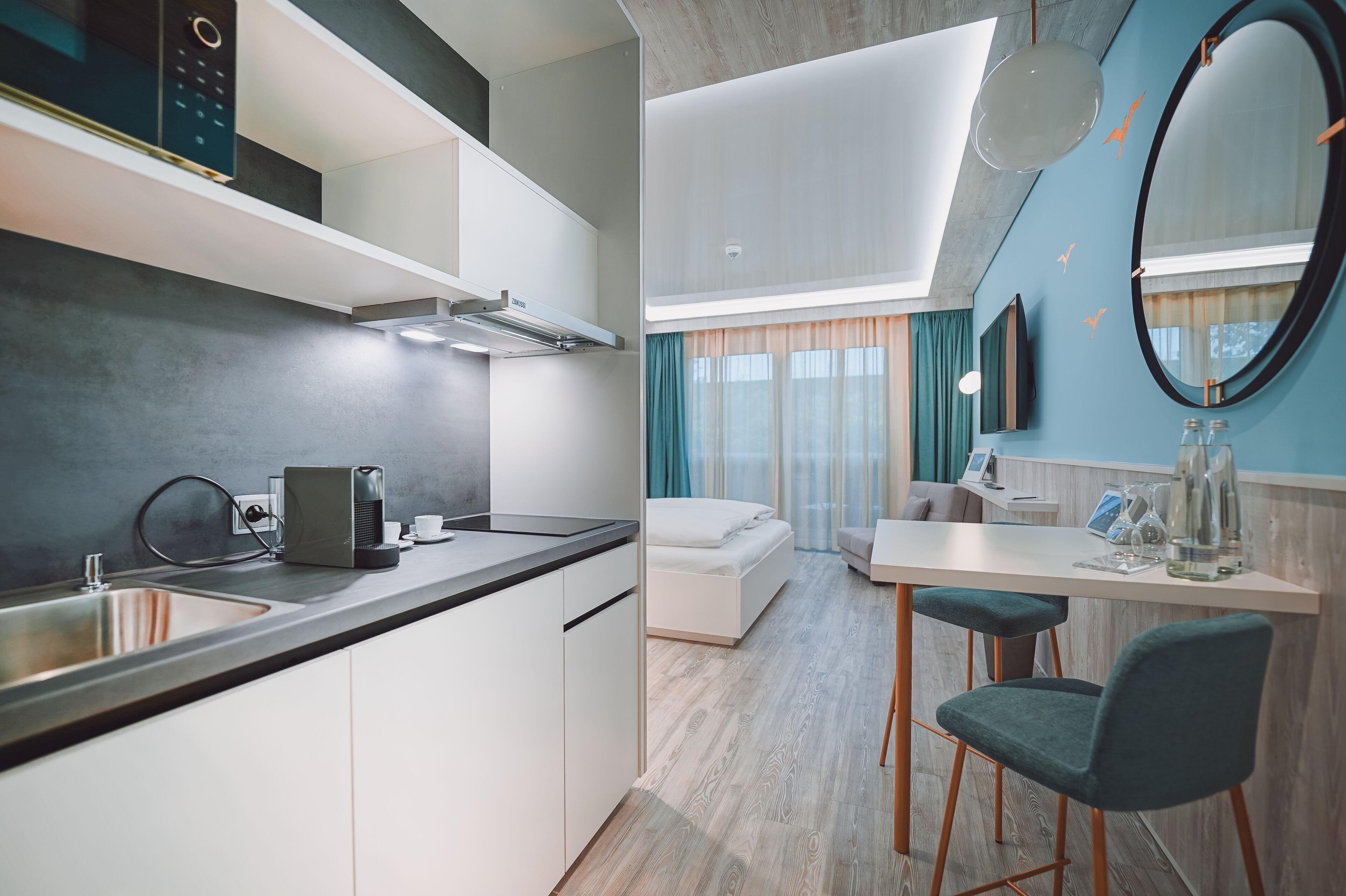 economy double room | private kitchen