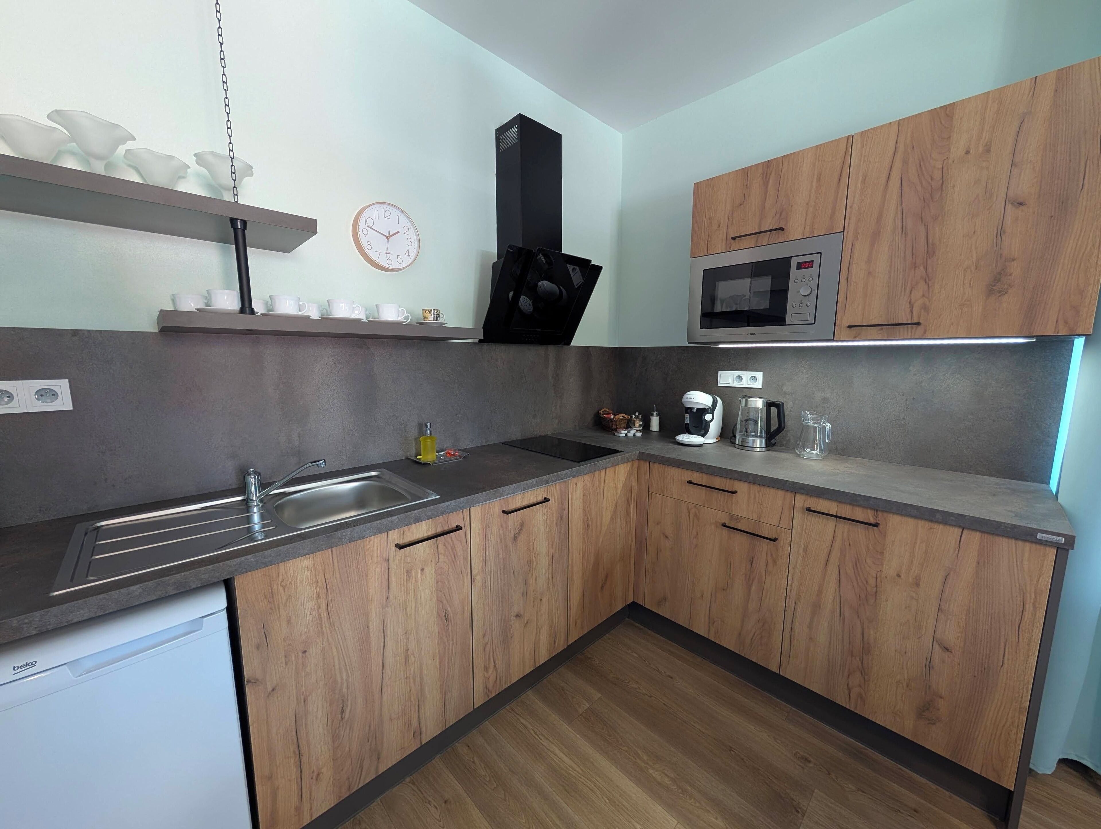 basic suite, 2 bedrooms | private kitchen | fridge, microwave, stovetop, dishwasher
