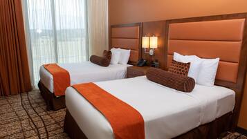Deluxe Room, 2 Double Beds | Hypo-allergenic bedding, in-room safe, desk, iron/ironing board