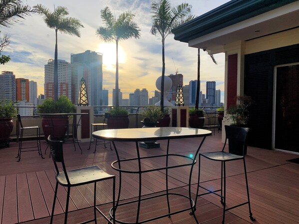 Terrasse sur le toit