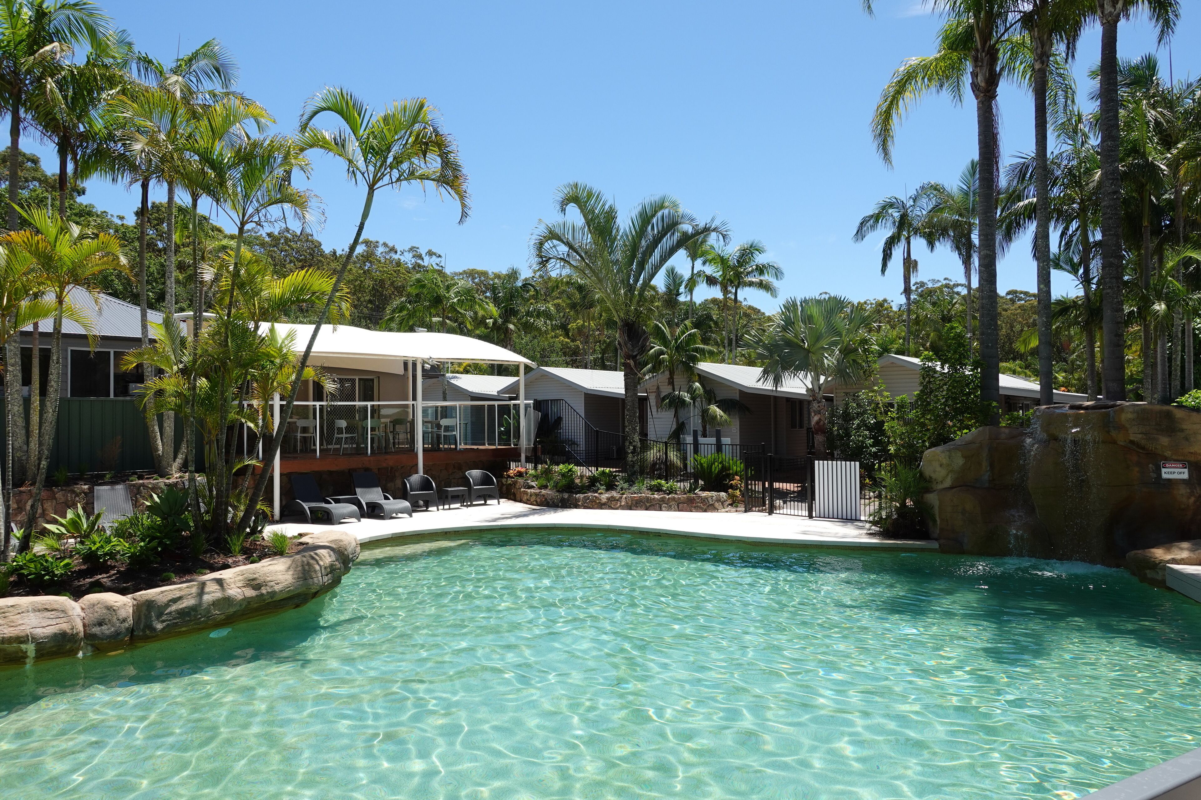 Blick von der Unterkunft