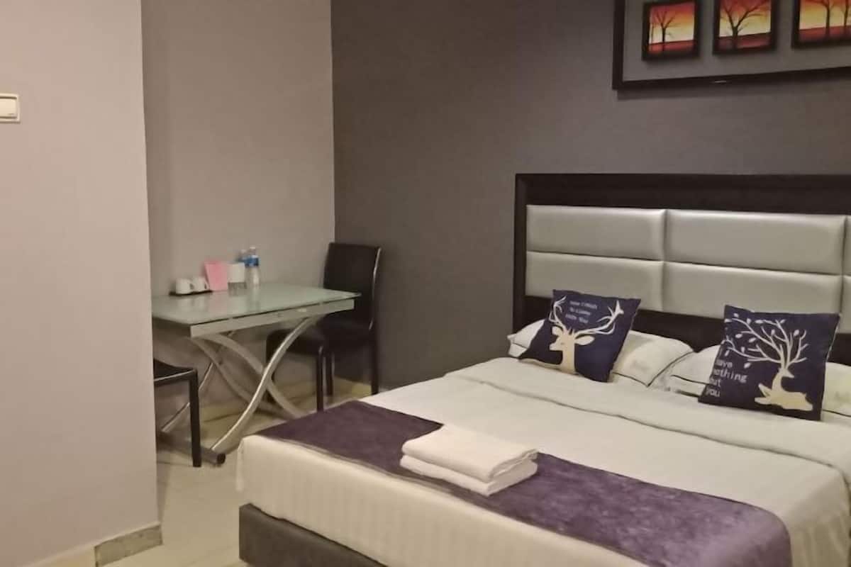 Desk, iron/ironing board, free WiFi, bed sheets