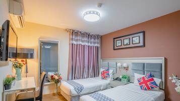 Deluxe Twin | Desk, iron/ironing board, free WiFi, bed sheets