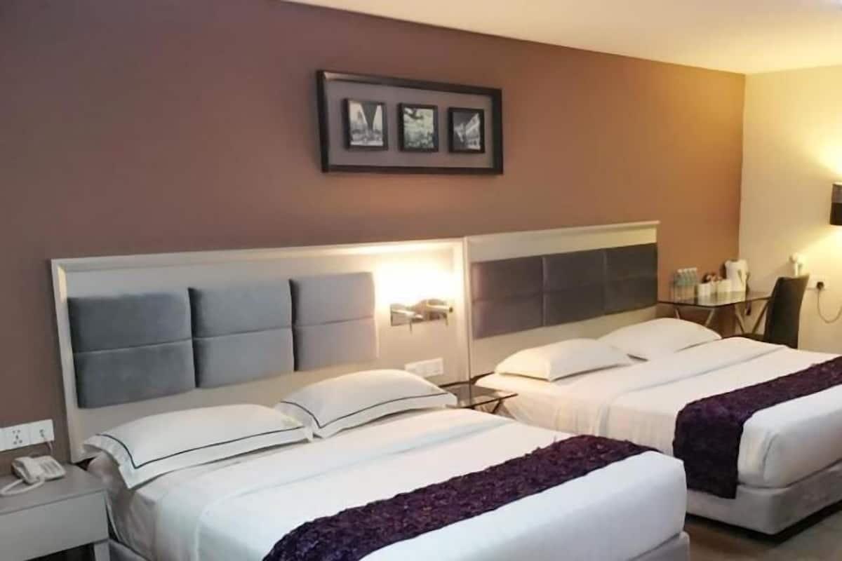 Desk, iron/ironing board, free WiFi, bed sheets