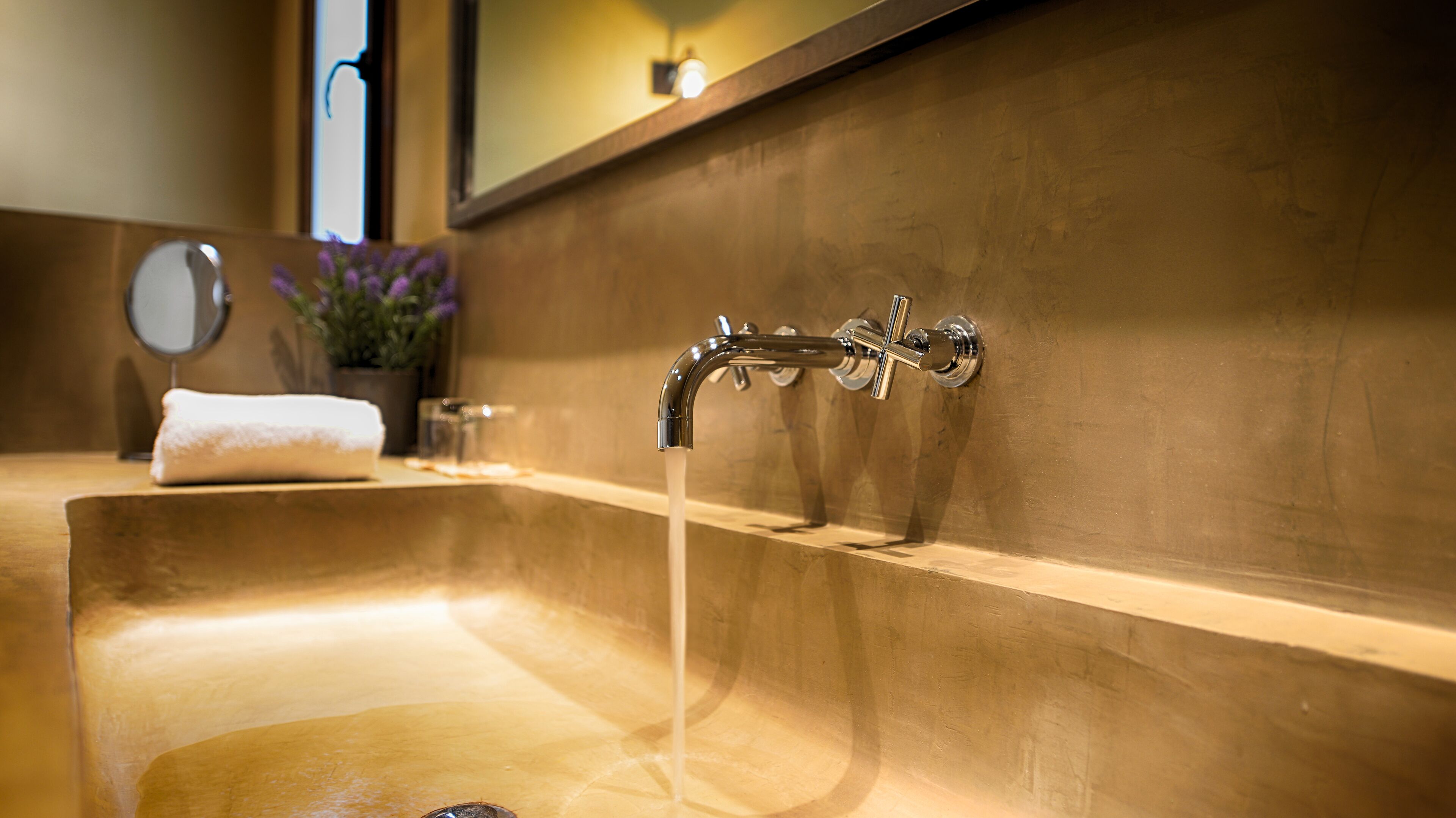 free toiletries, hair dryer, towels