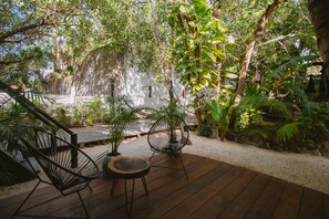 Habitación triple clásica | Terraza o patio