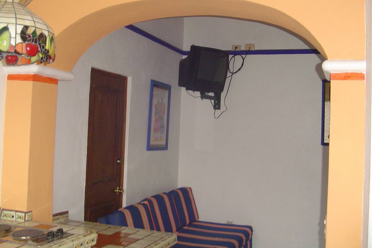 Suite, Kitchenette | Living area | TV