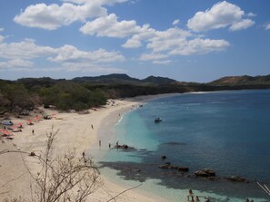 Beach nearby, white sand